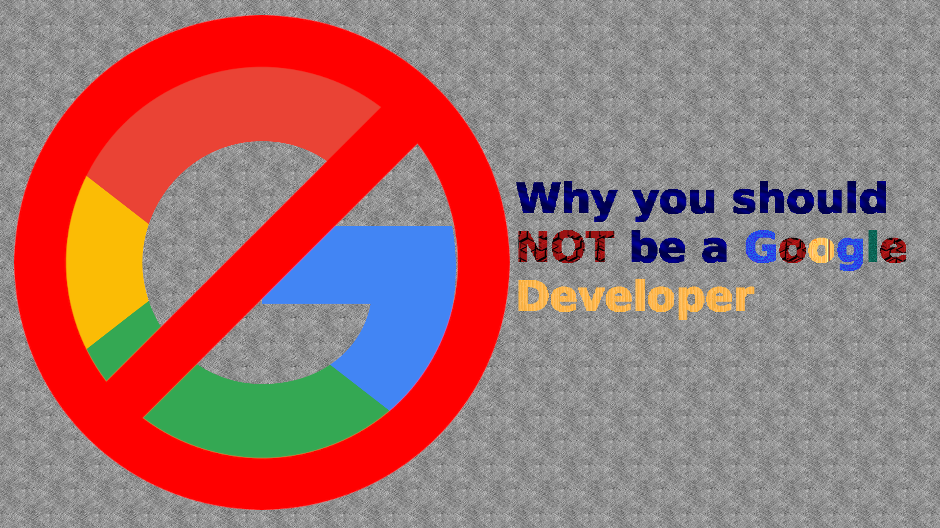 whyyoushouldnotbeagoogledev · GitHub Topics · GitHub