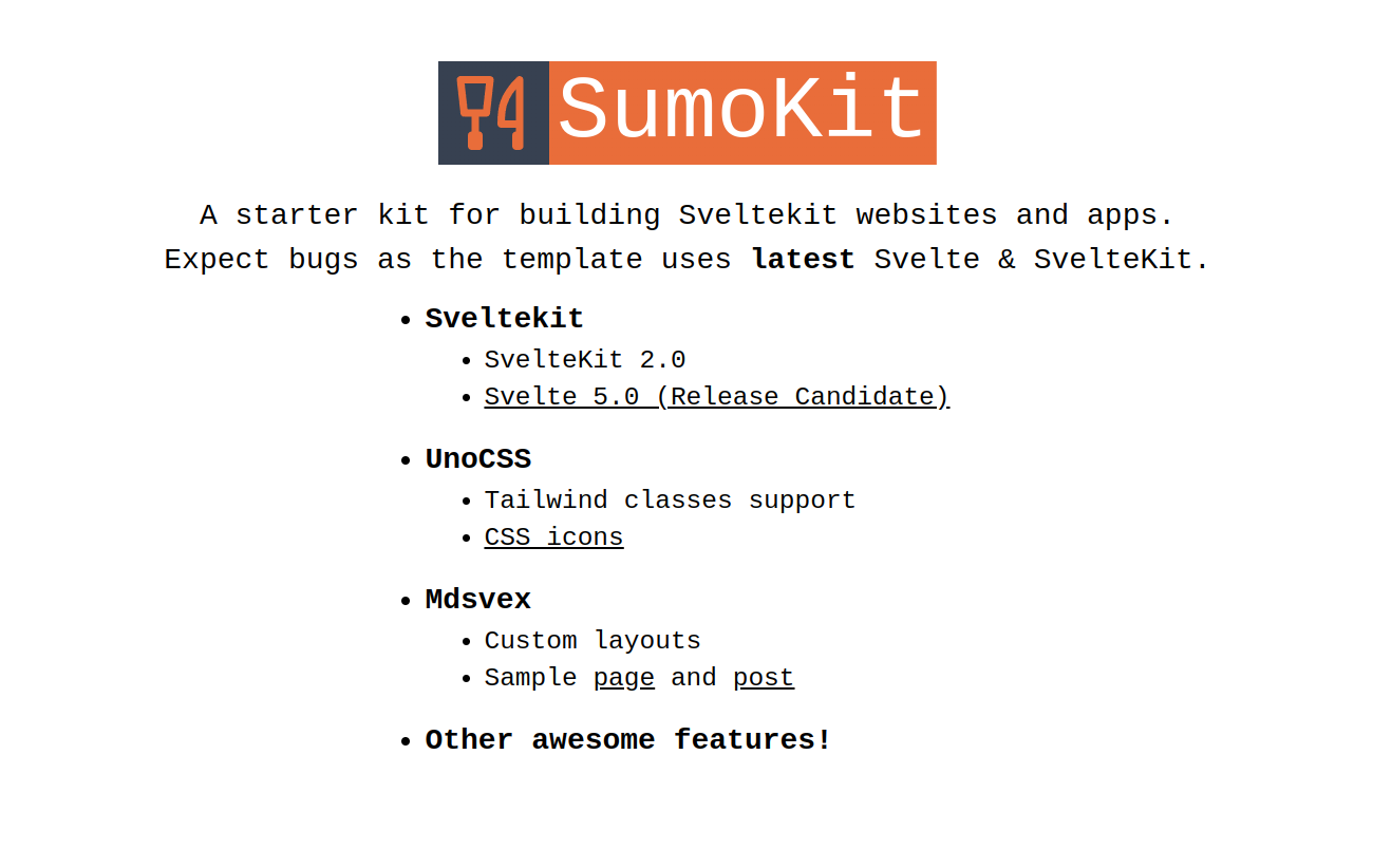 sumo-sveltekit Svelte Themes