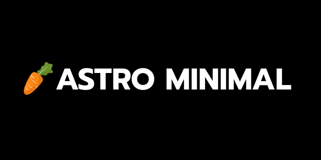 astro-minimal