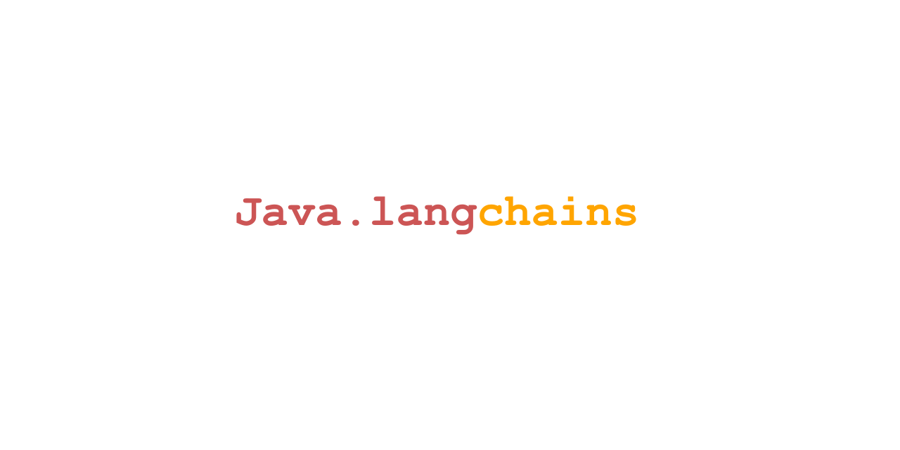 java-langchains