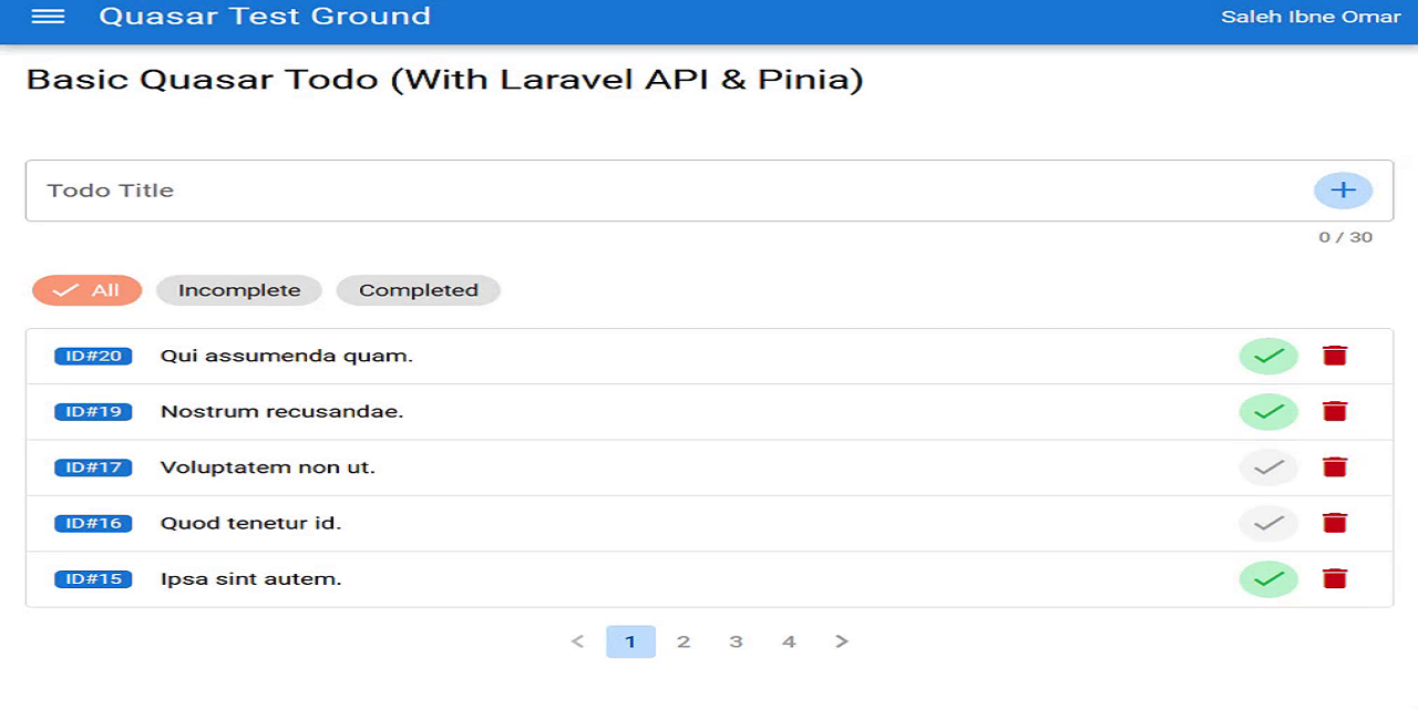 quasar-laravel-basic-todo