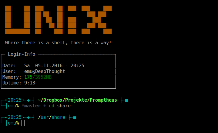 GitHub - emareg/Promptheus: A lightweight shell prompt with the power ...