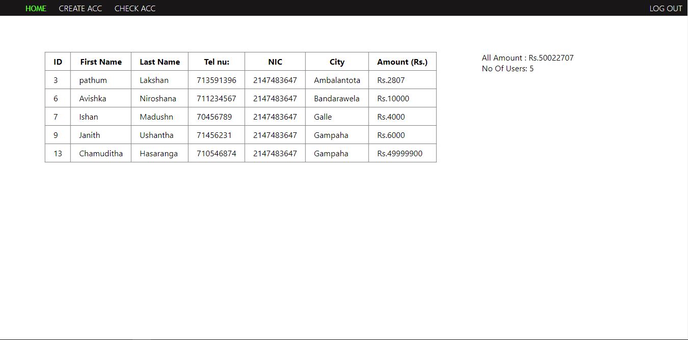 GitHub - pathuGIT/my-bank: Bank Management System - Simple PHP Project