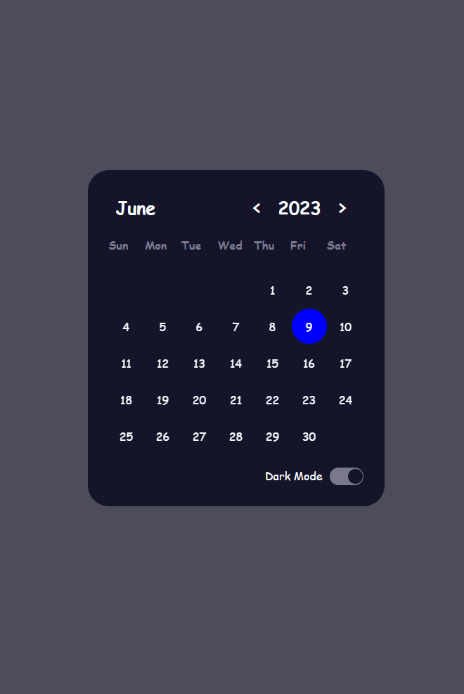 GitHub - nestorlls/Calendar