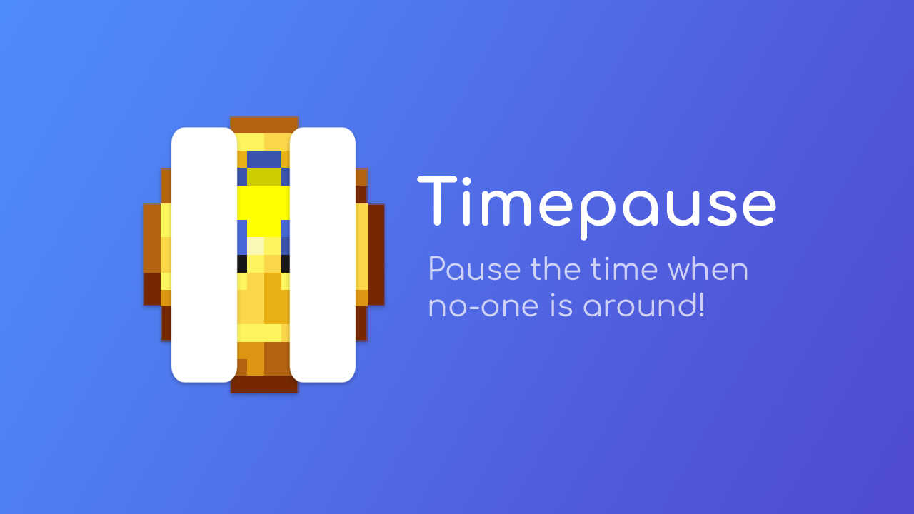 GitHub - pnxl/timepause: Pause the time when no-one is around!