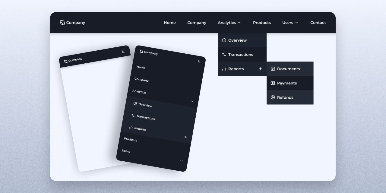 Responsive navbar GitHub Topics GitHub