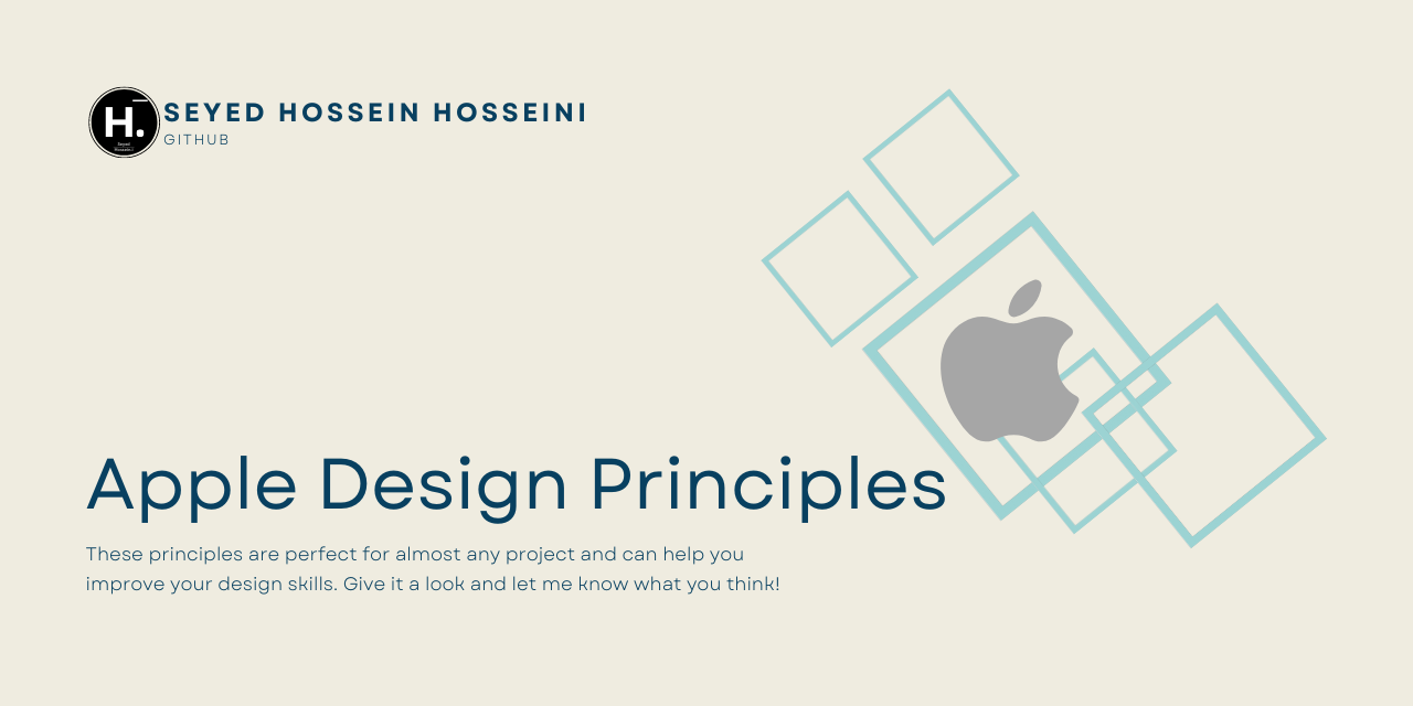 GitHub - hosseinirtr/apple-design-principles: Apple Interface Design