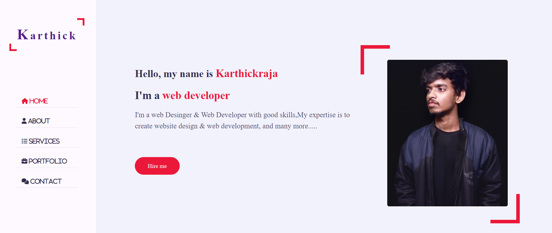 GitHub - karthickrajaofficial/portfolio: My Personal portfolio