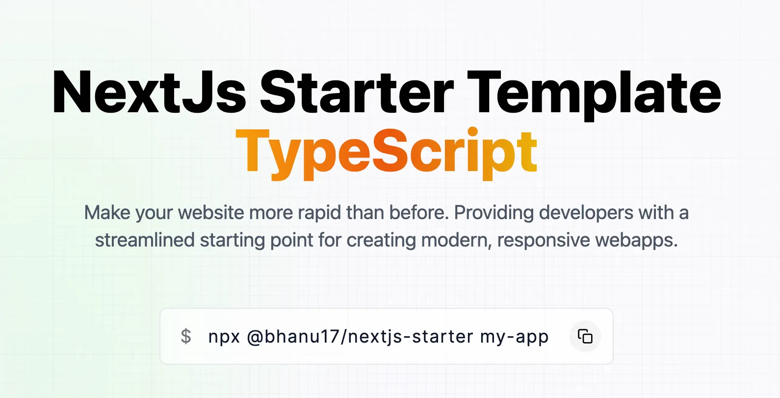 Nextjs15-Starter-Template
