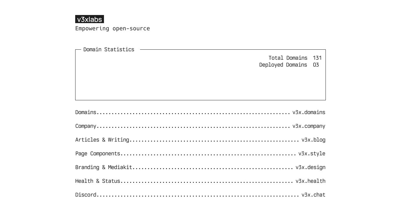 v3x-domains