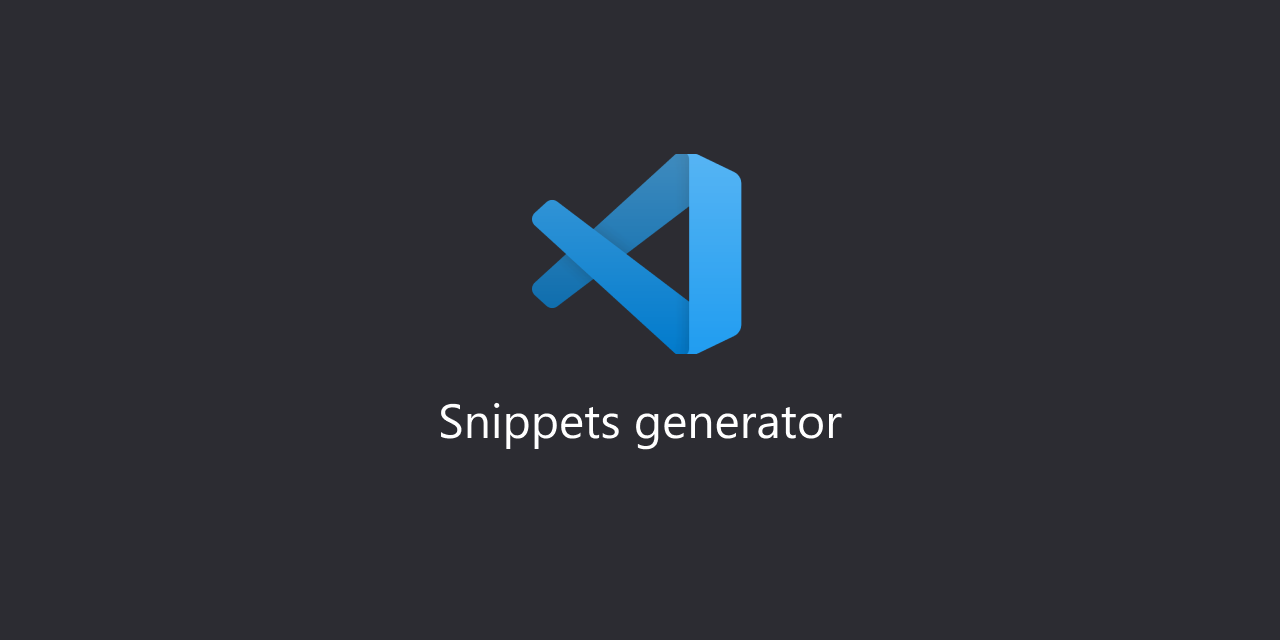 vscode-snippets-generator