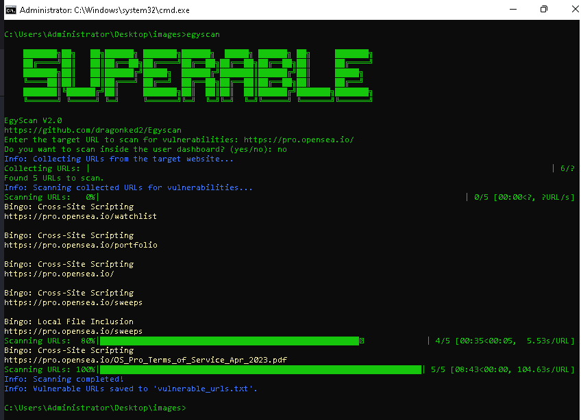 GitHub dragonked2/Egyscan Egyscan The Best web vulnerability scanner