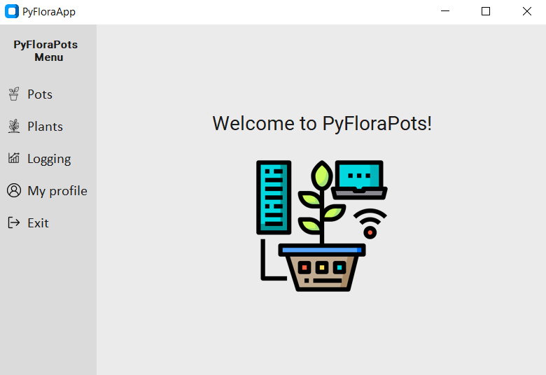 GitHub - LovelK7/PyFloraPots: A final GUI assignment for obtaining a ...