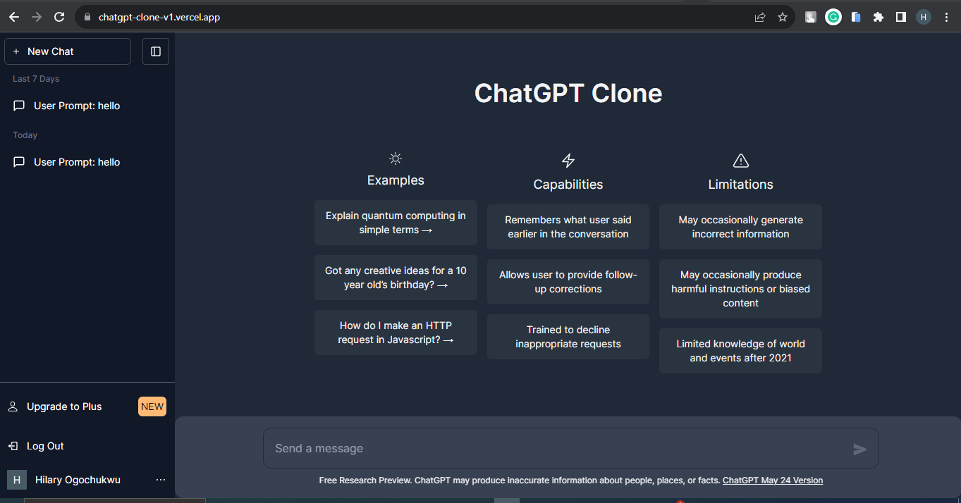 GitHub - hilaryohilary/chatgpt-clone