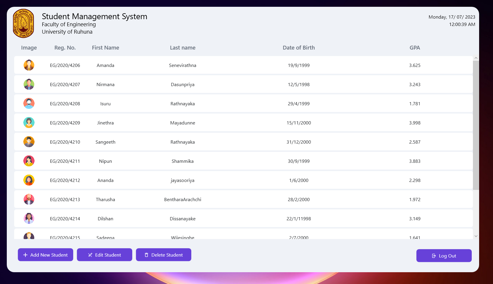 GitHub - ACSENEVIRATHNA/Student-Management-System: This is a desktop ...