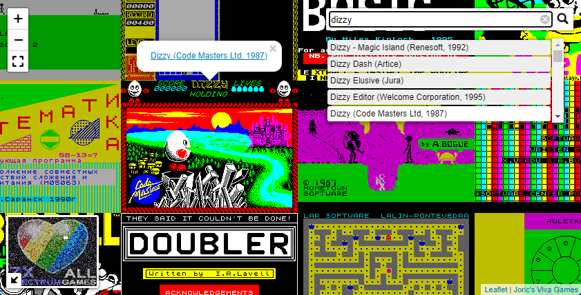 GitHub - joric/viva-games: ~20 thousand ZX games in a single picture