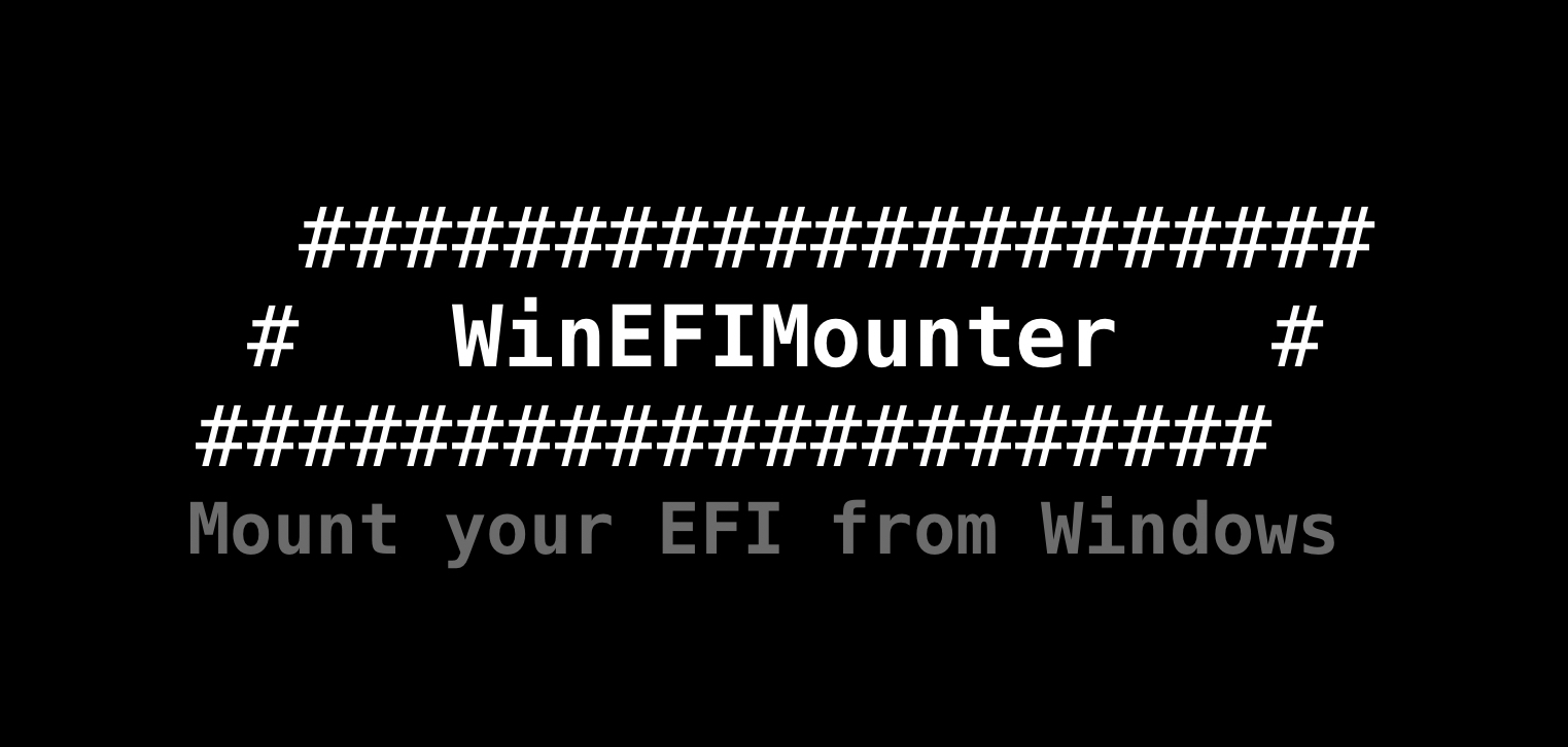 WinEFIMounter