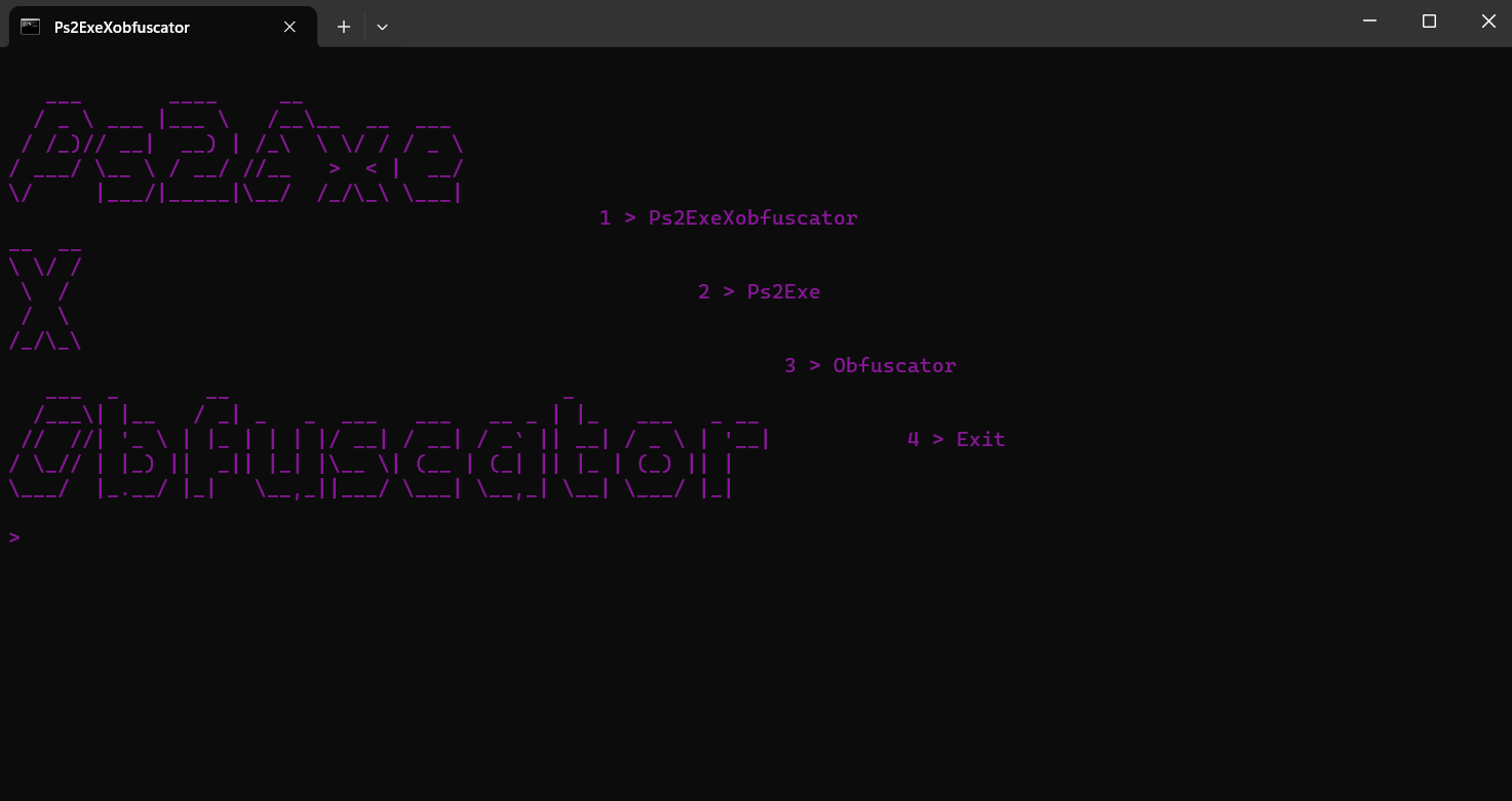 Ps2ExeXobfuscator