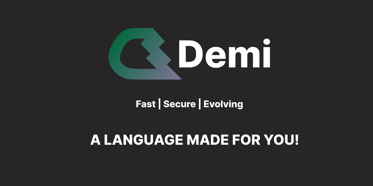 Github bobrossrtx demi lang an interpreted programming language