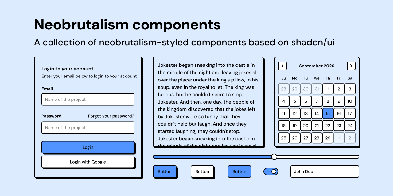 neobrutalism-components