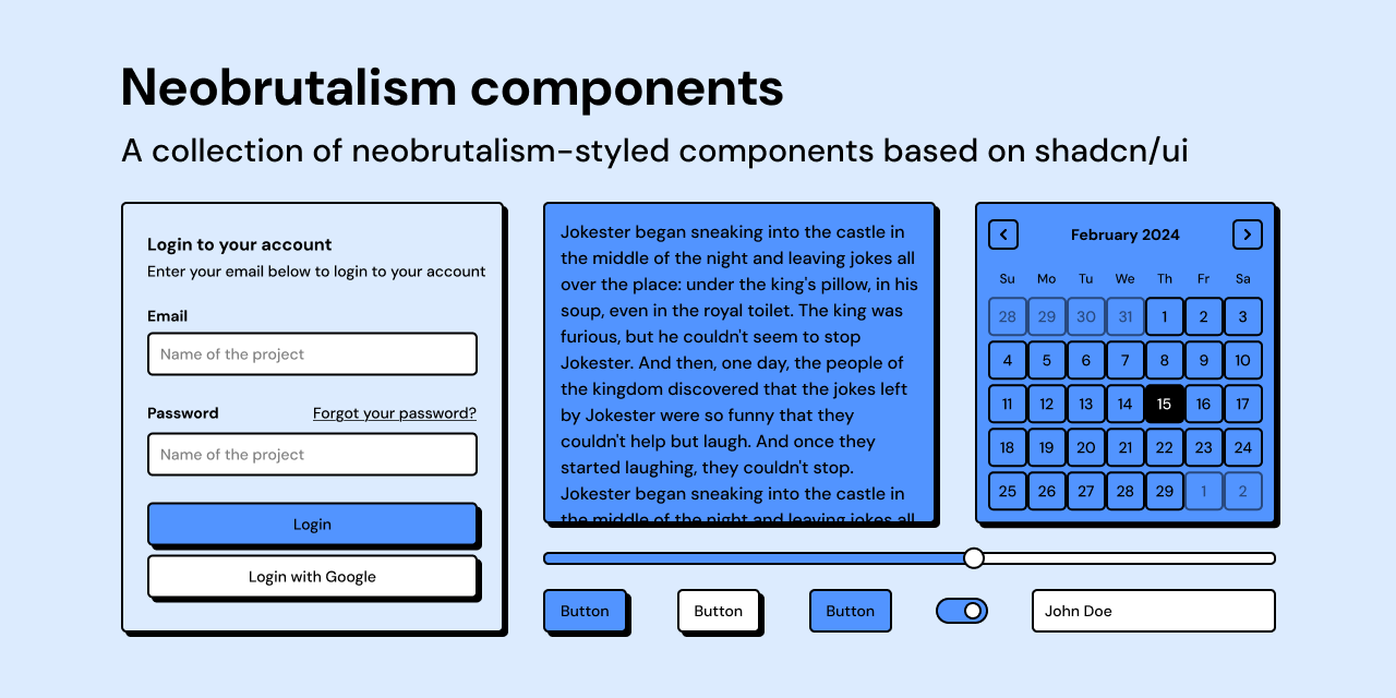neobrutalism-components