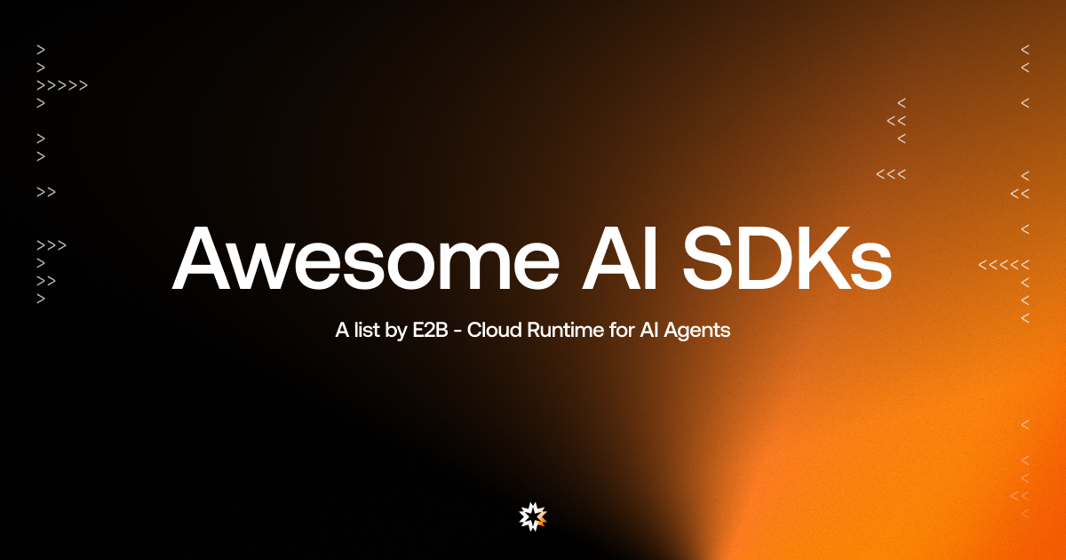 e2b-dev/awesome-ai-sdks