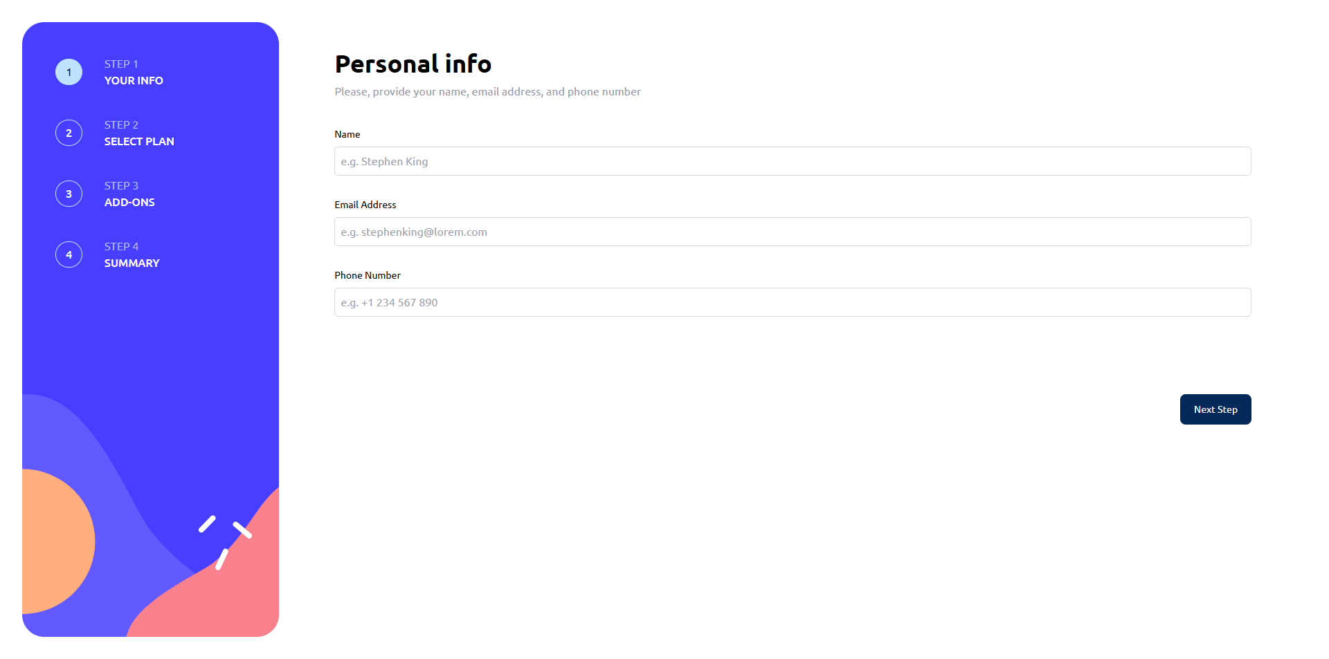 GitHub - ihemebiriegondu/Multi-step-form: This is a solution to the ...