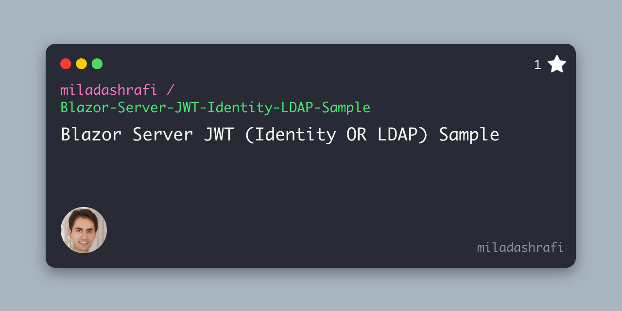 Blazor-Server-JWT-Identity-LDAP-Sample