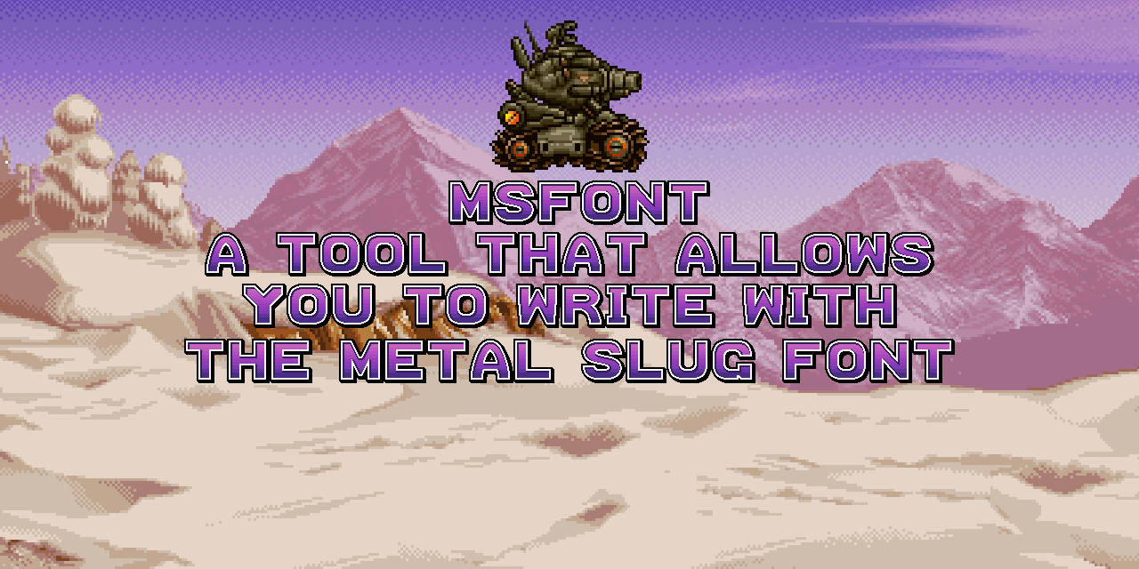 MetalSlugFont