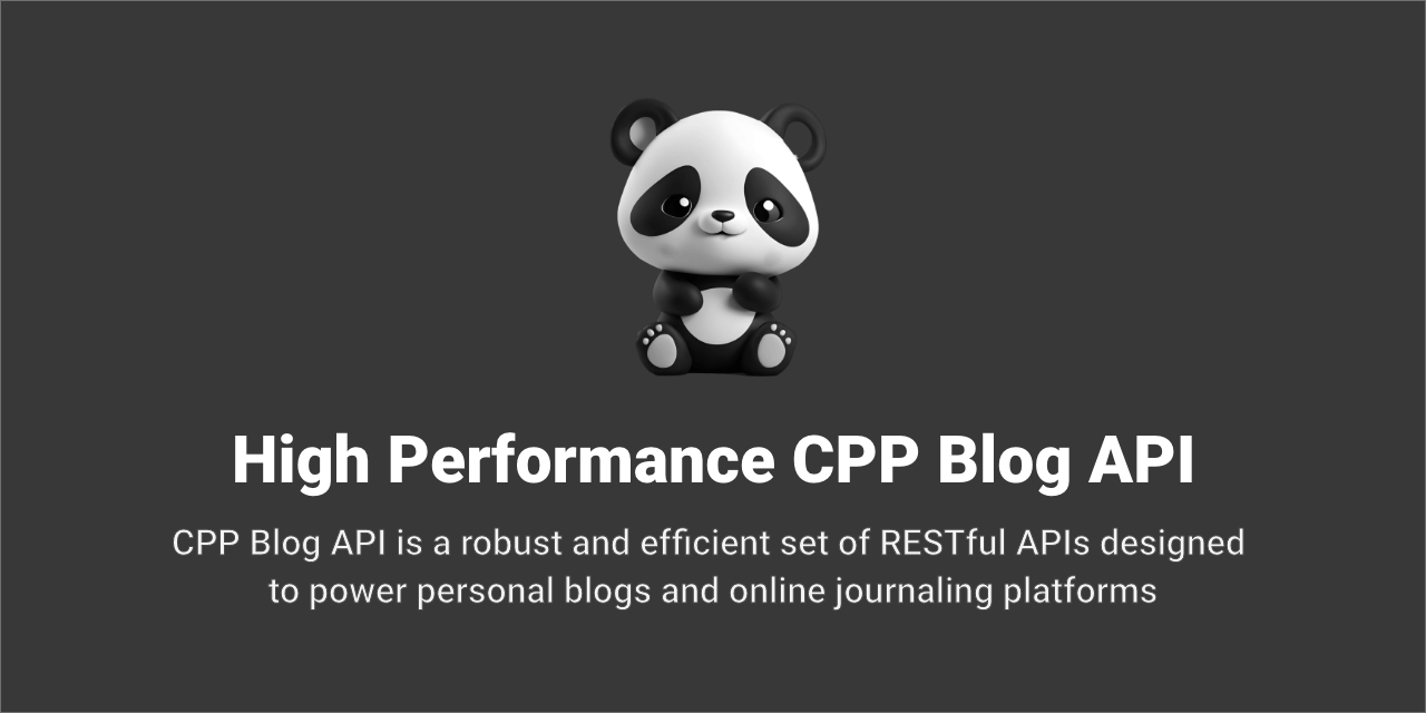 CPP Blog API