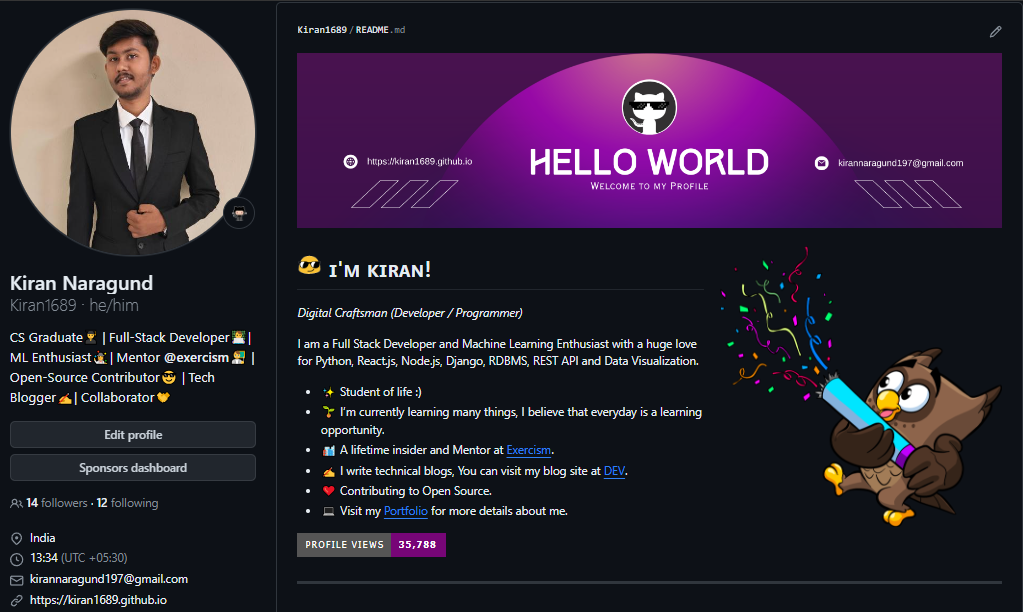 Readme template GitHub Topics GitHub