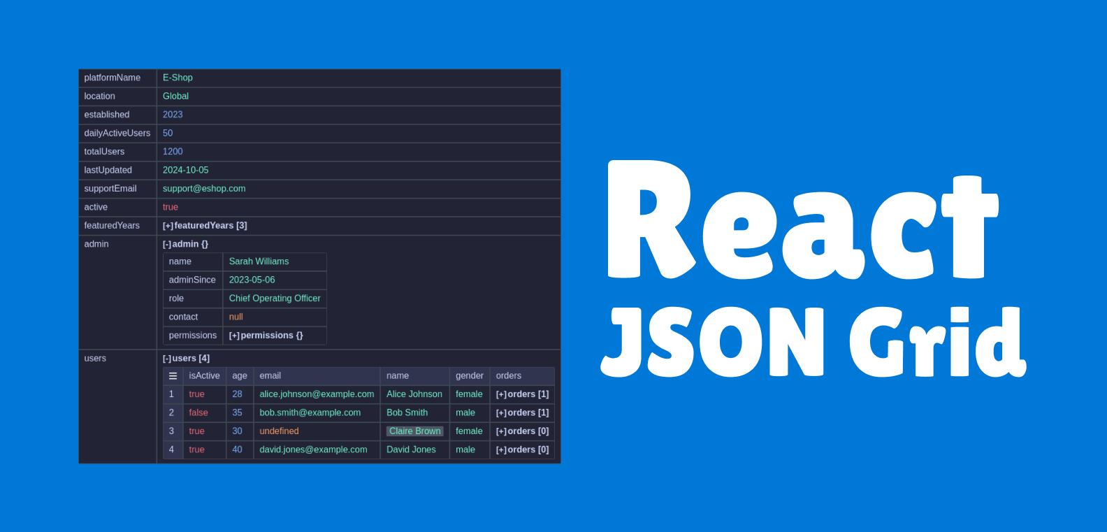 react-json-grid