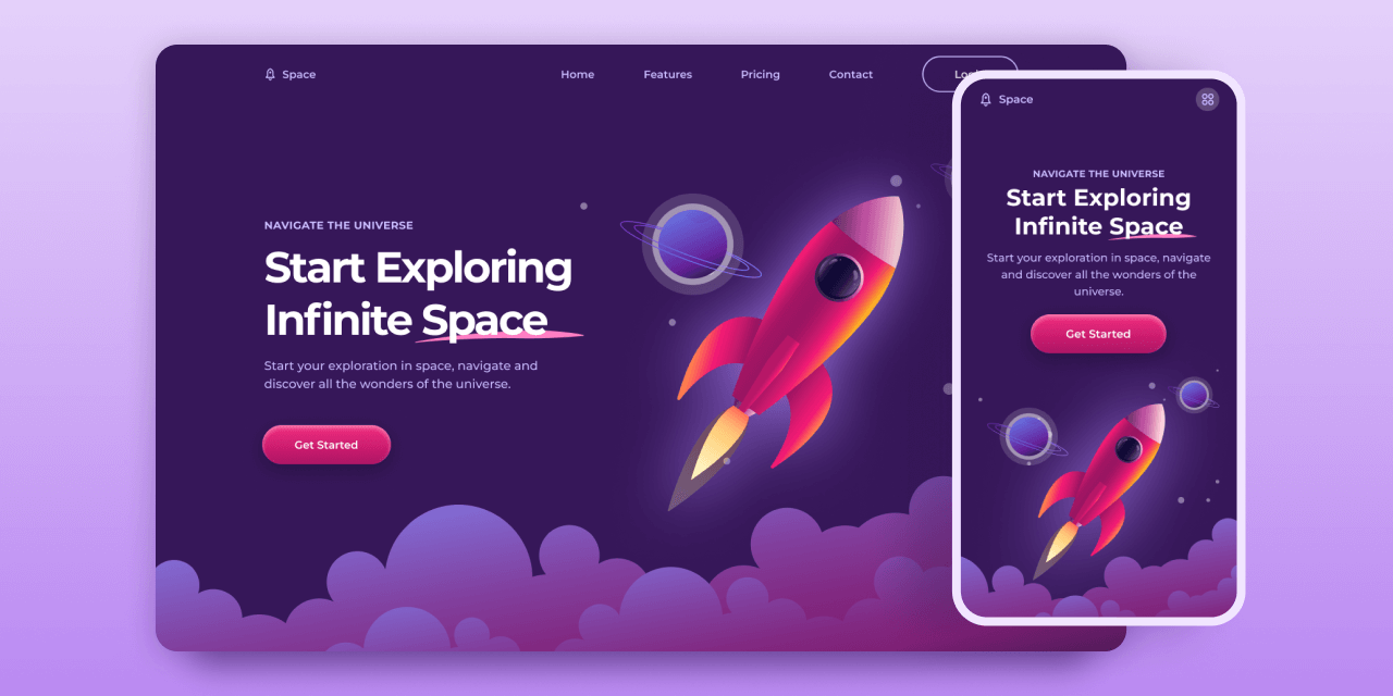 bedimcode/responsive-space-website