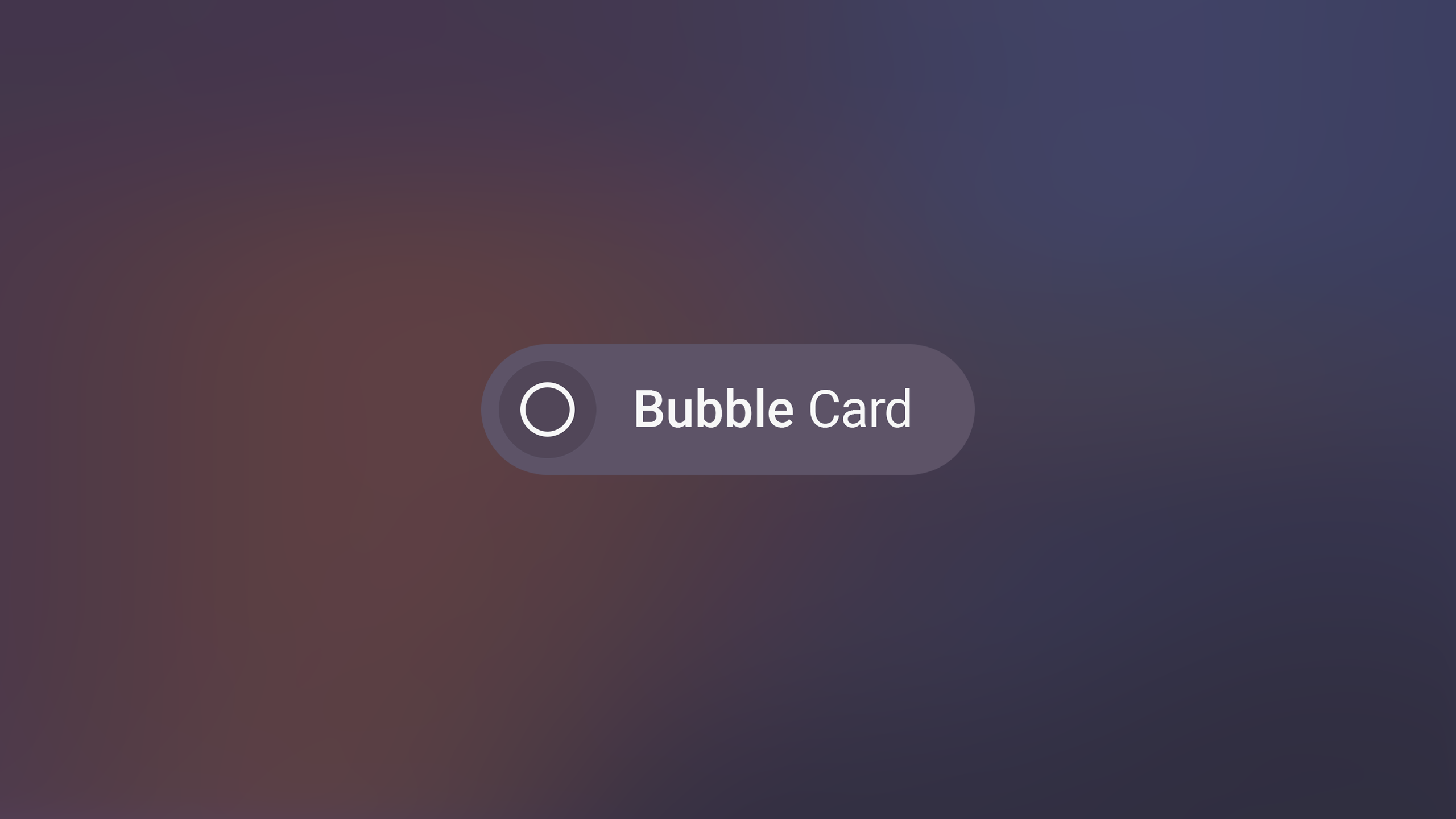 Bubble-Card