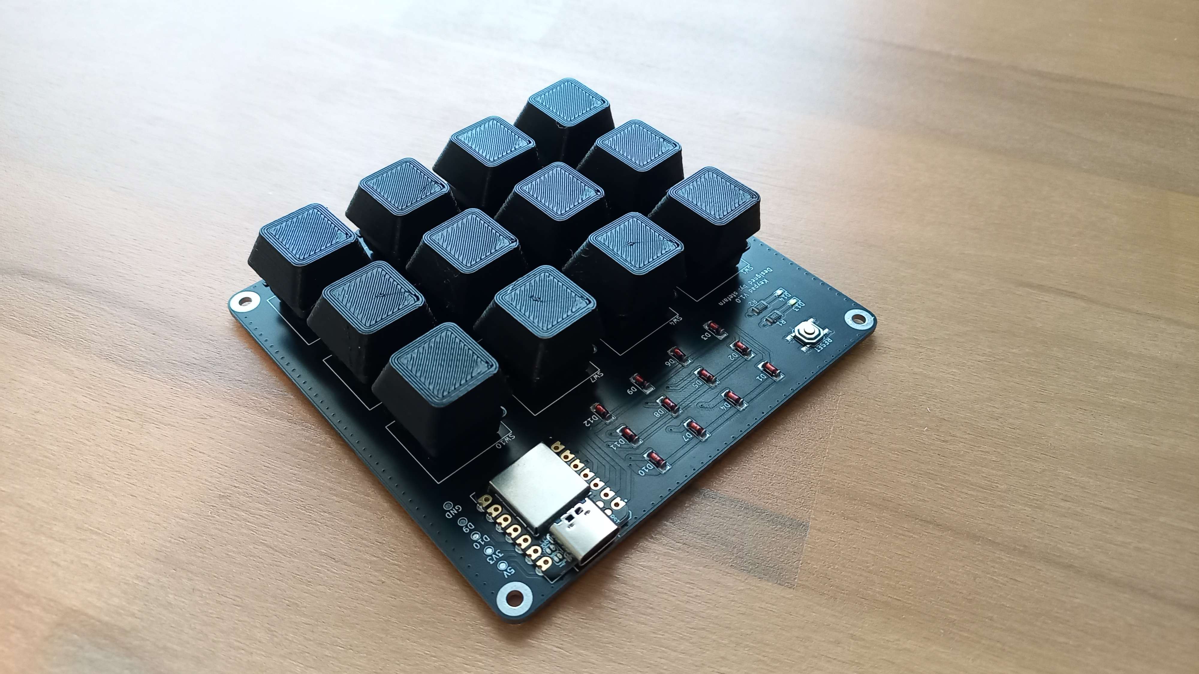 GitHub - StefanLilje/Keypad: The hardware and software for a simple 3x4 ...