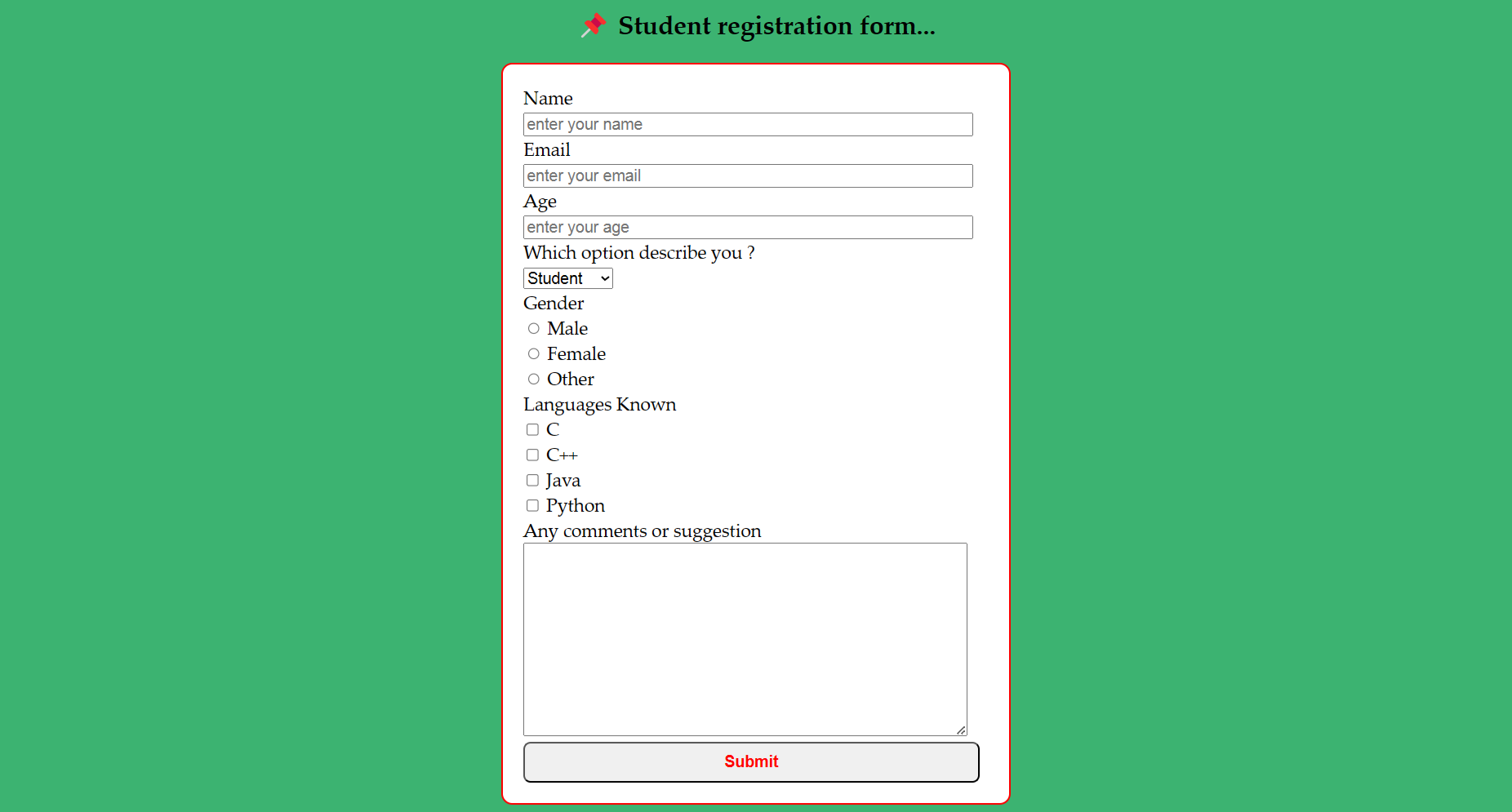 GitHub - hey-its-d2t2/reg-form-html-day1: Pretty simple student ...