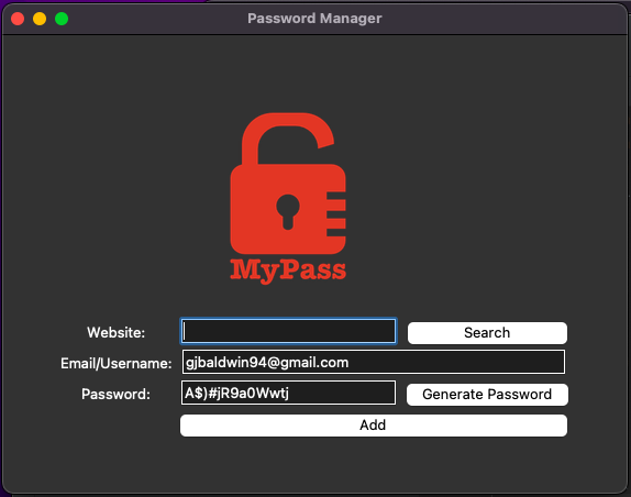 GitHub - GeorgeJB3/Password-Manager