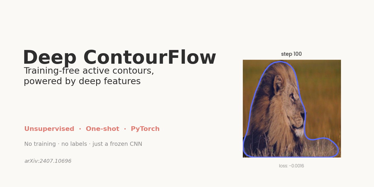Deep-ContourFlow