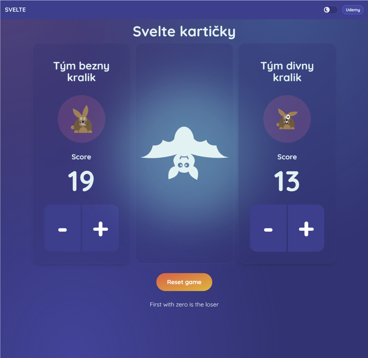 karty Svelte Themes