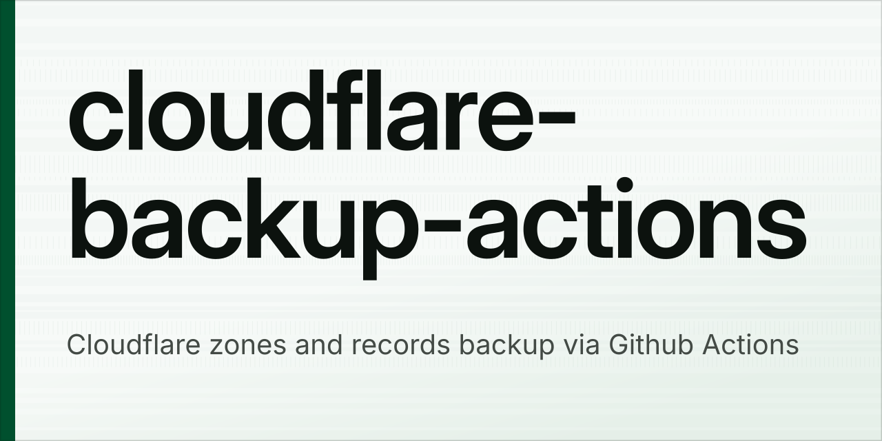 cloudflare-backup-actions