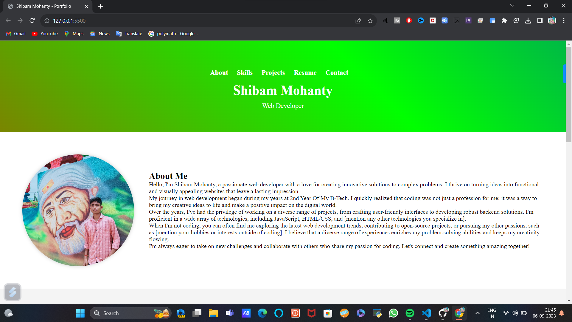 GitHub - SHIBAMMOHANTY/First-Portfolio · GitHub