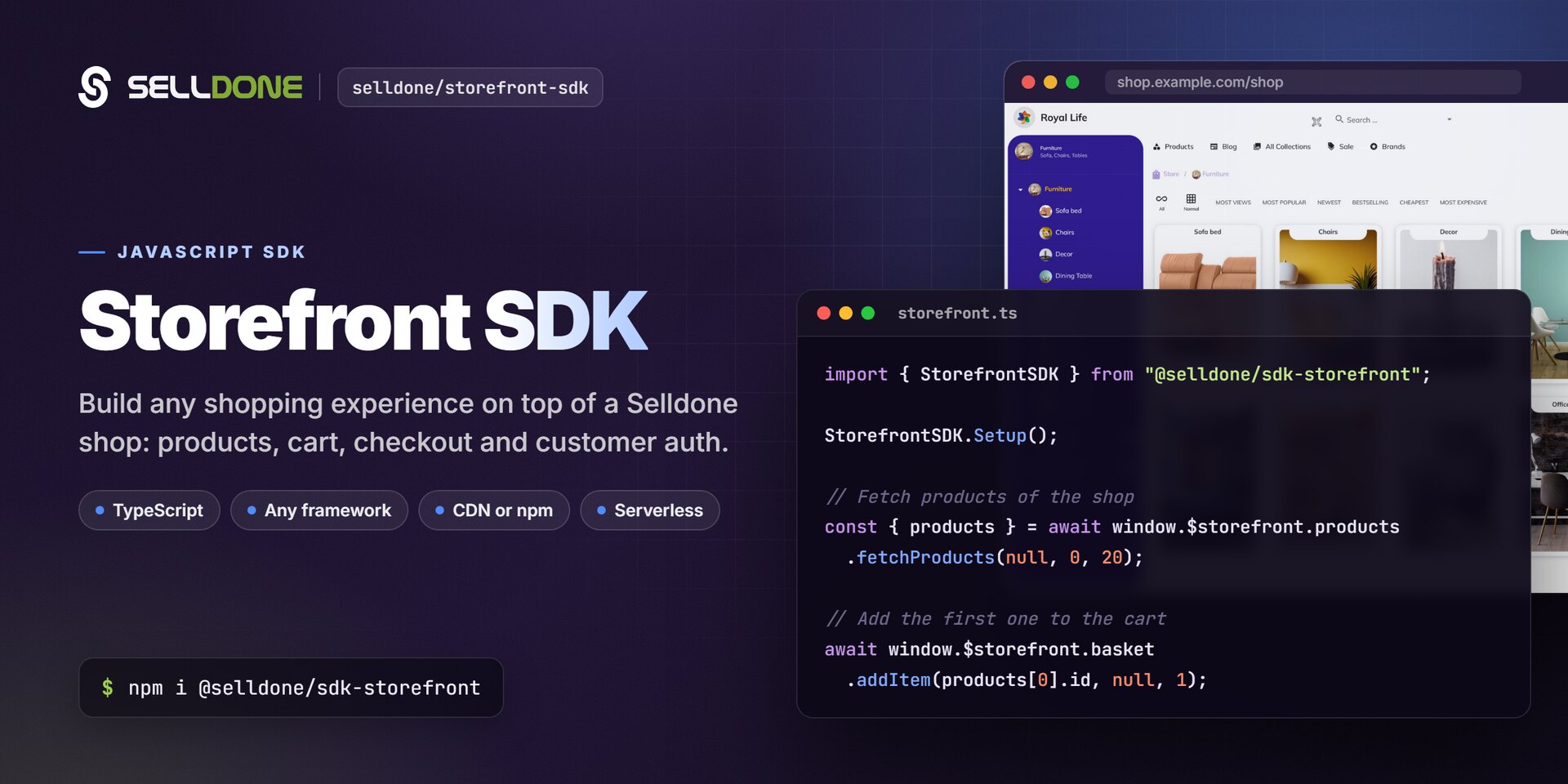 storefront-sdk