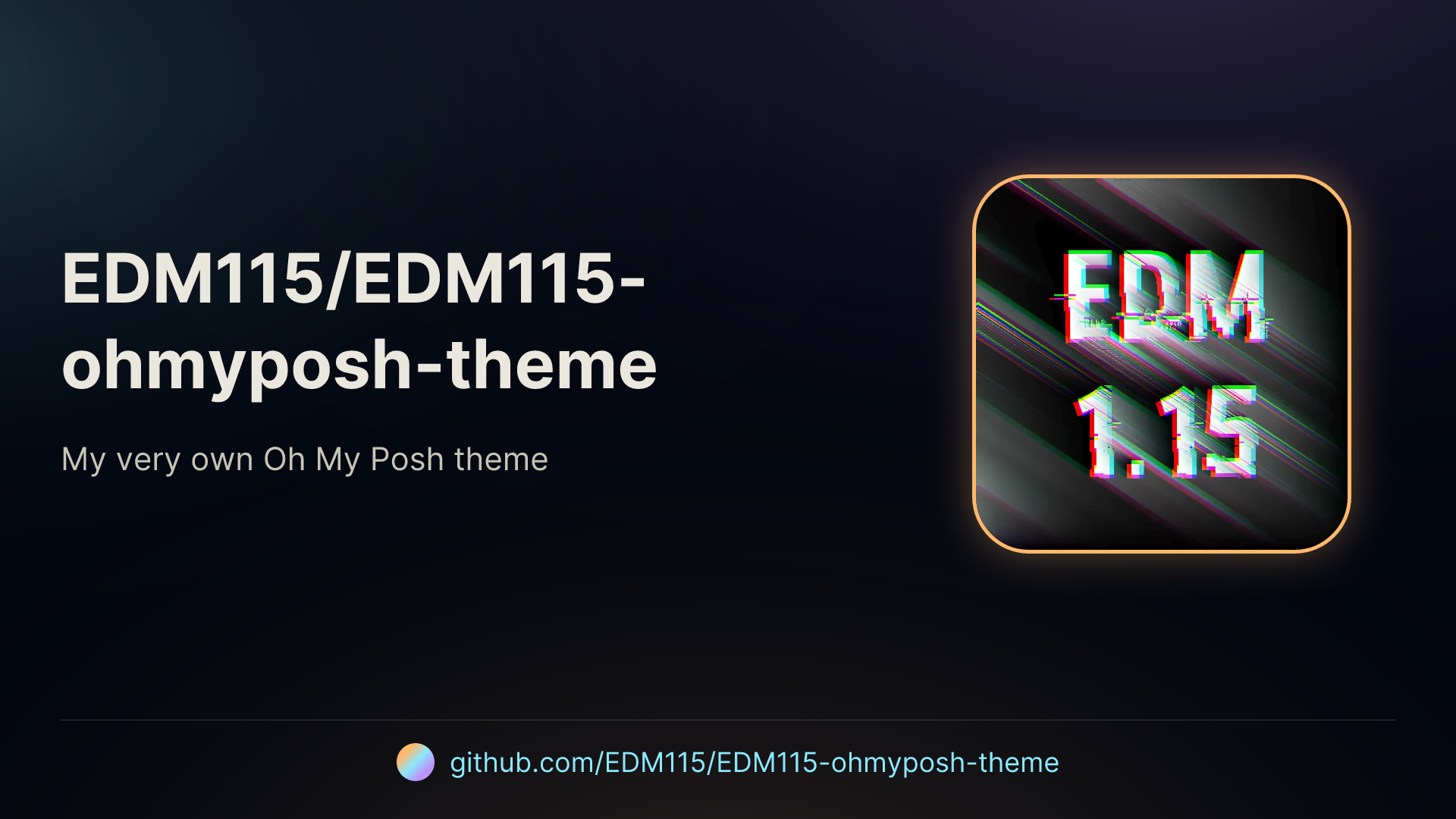 EDM115-ohmyposh-theme