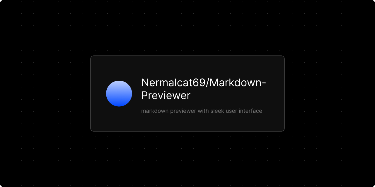 markdown-previewer