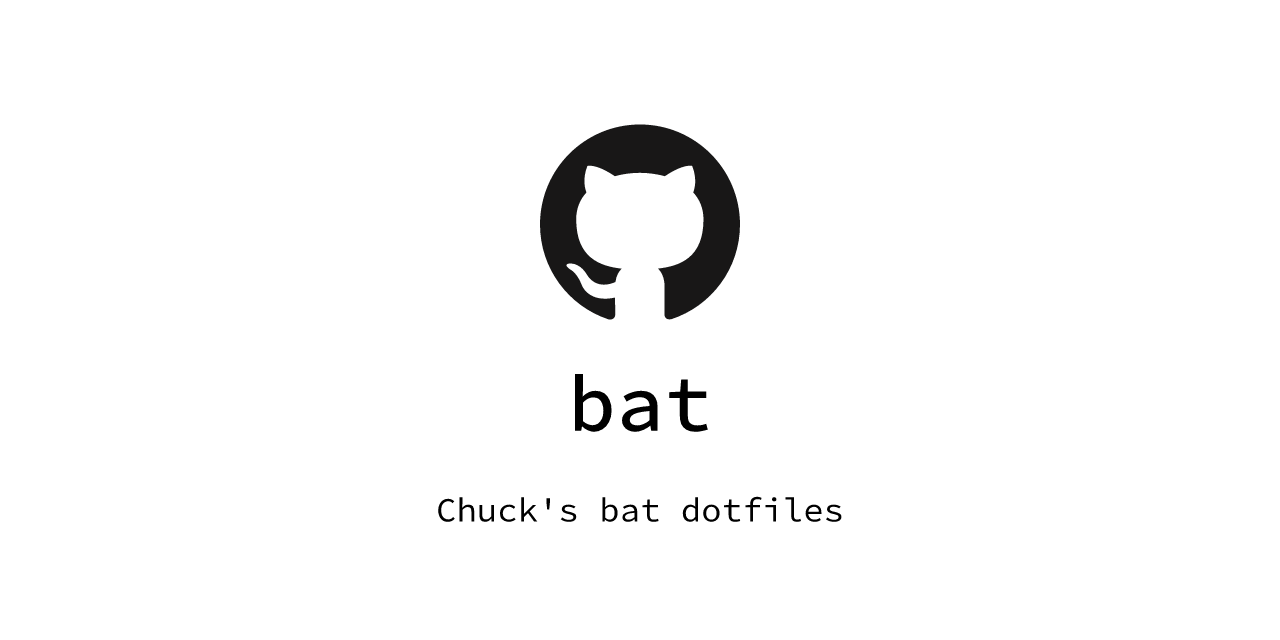 bat · GitHub Topics · GitHub