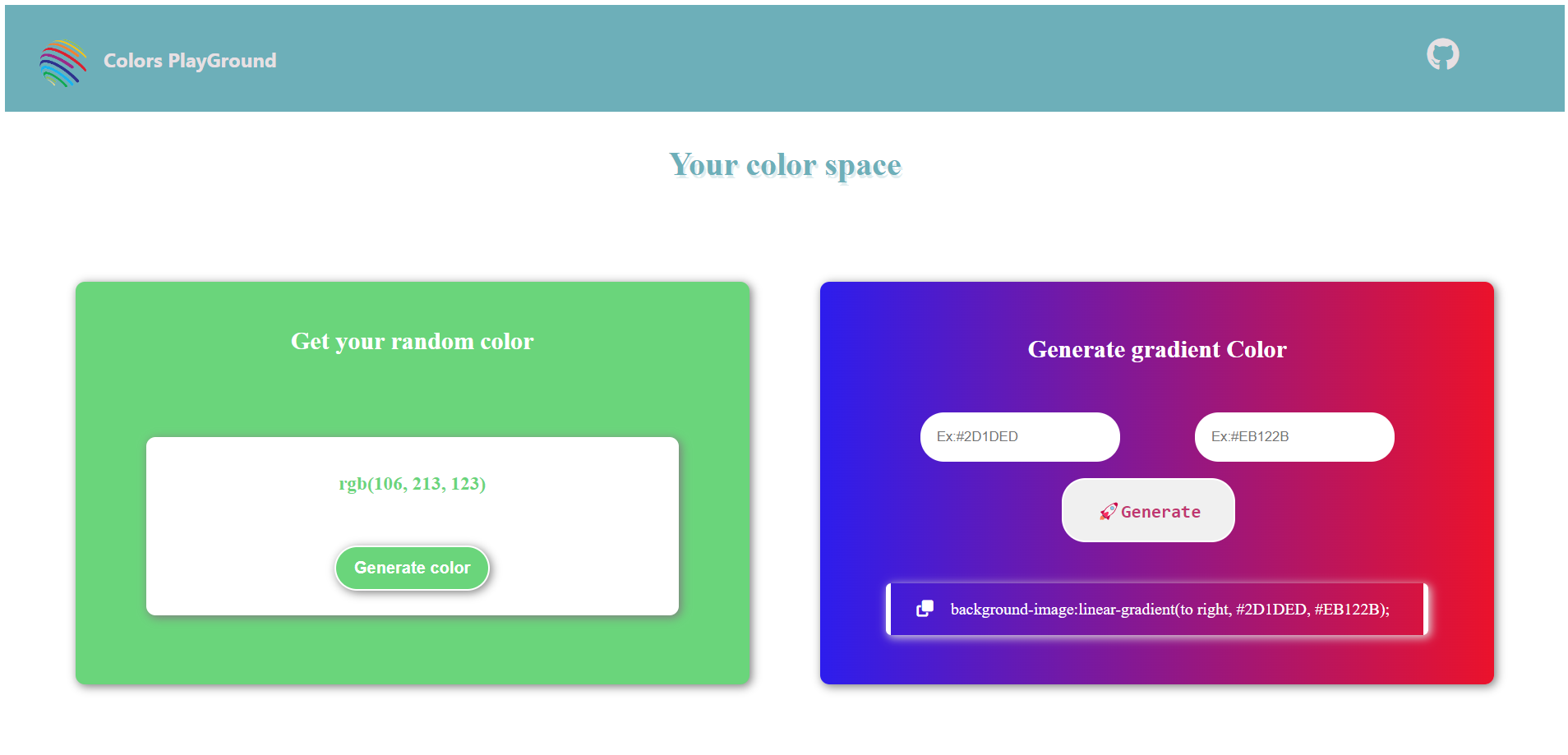 GitHub - pandey03muskan/Colors_PalyGround: this project has two features