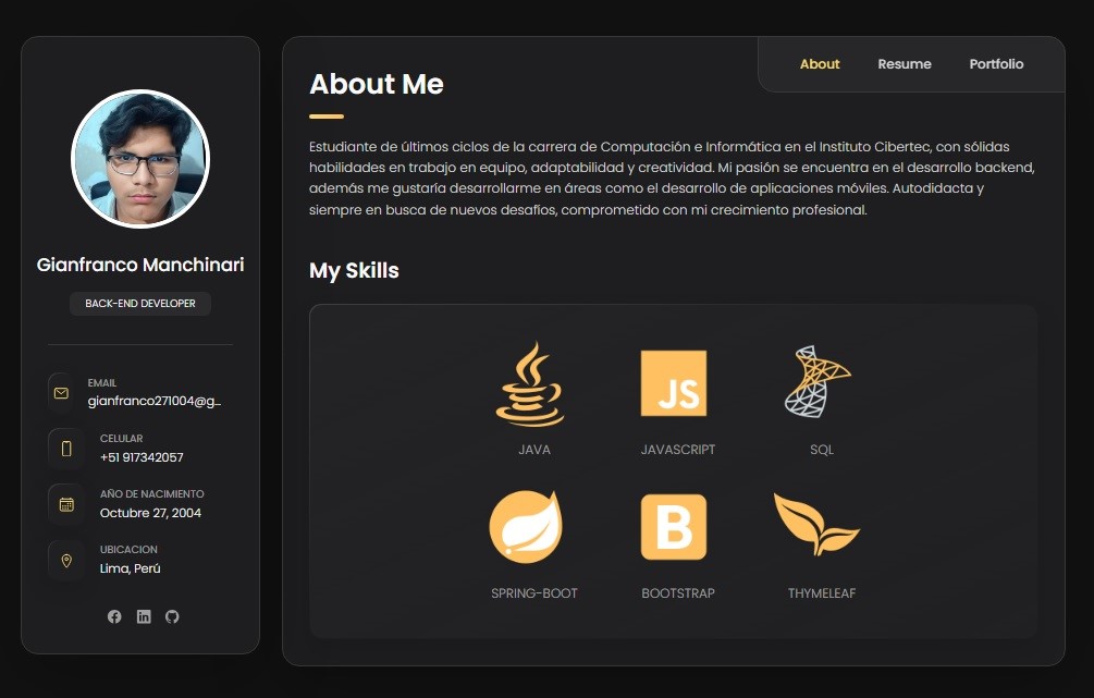 GitHub - GIAN2049/PORTFOLIO: ESTE ES MI PORTFOLIO HECHO CON HTML, CSS Y ...