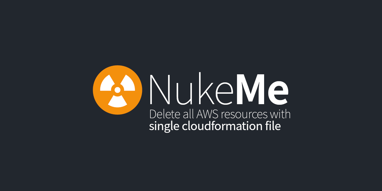 GitHub - cloudshit/nukeme: ☢️ nukeme | Delete all AWS resources with ...