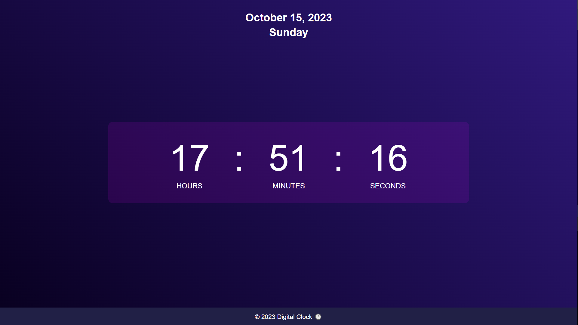 GitHub Anurag Nandi DigitalClock