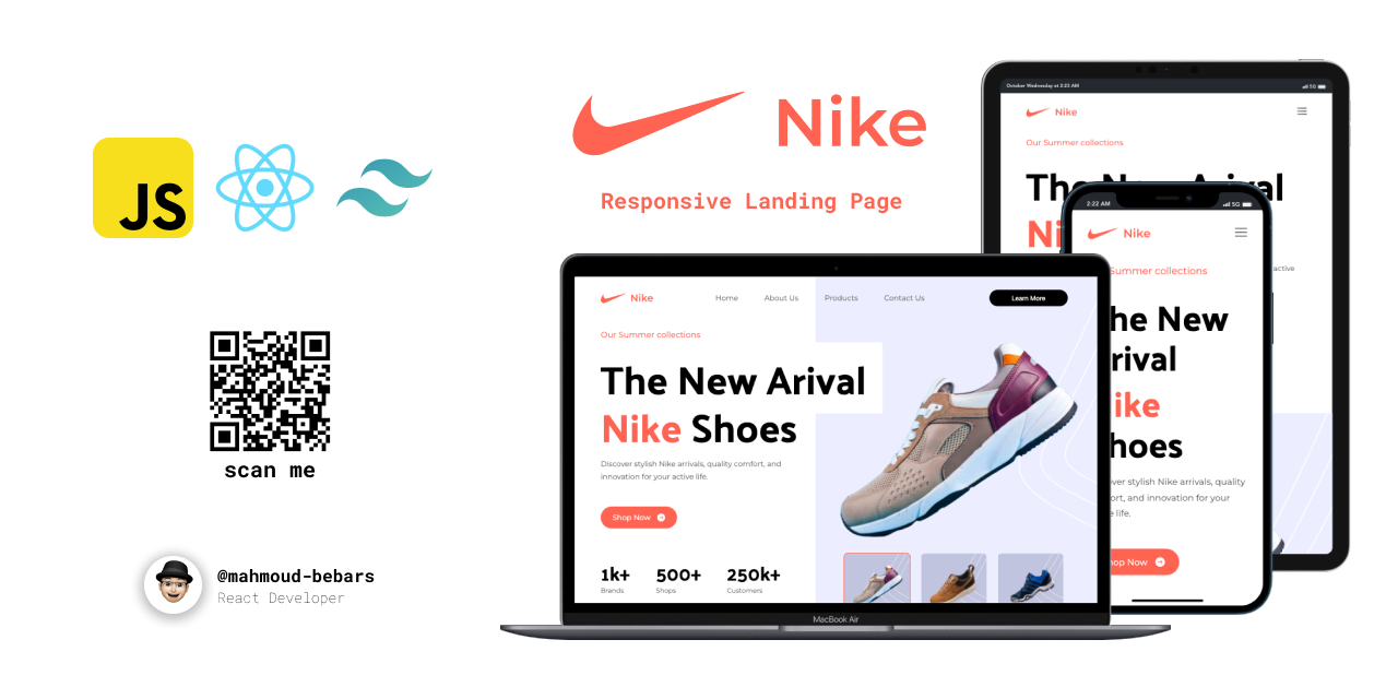 GitHub - mahmoud-bebars/clone-nike-landing: Redesigned Nike landing ...